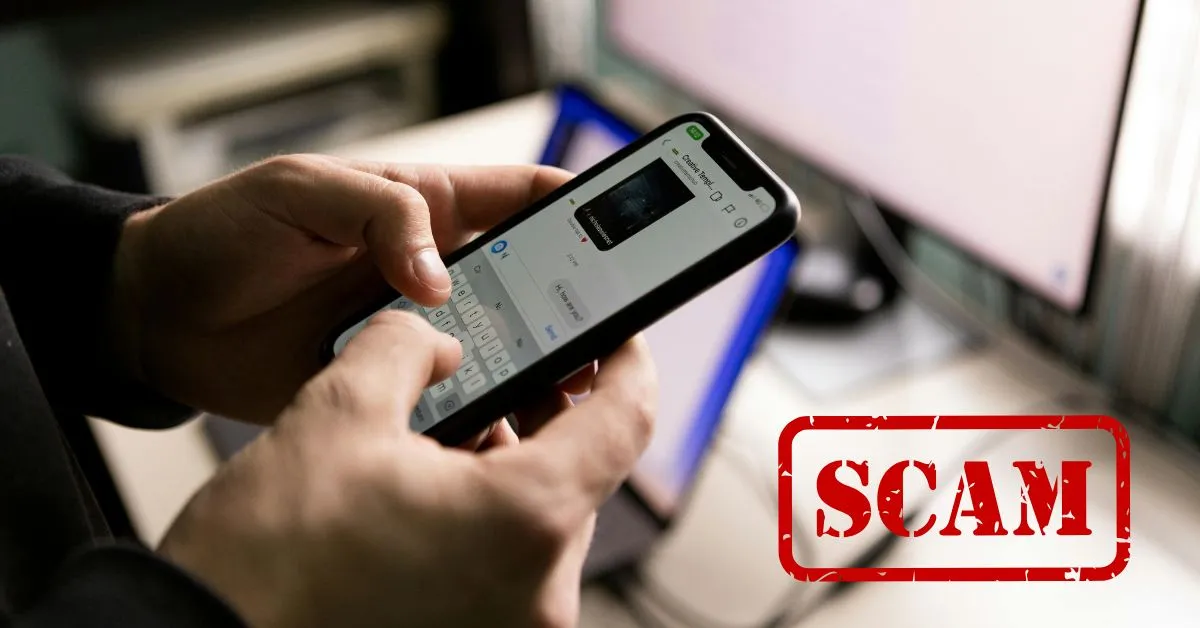 fake apk file scam through